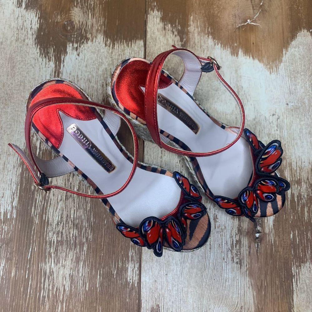 Sophia Webster Riva Butterfly Espadrilles 6.5
